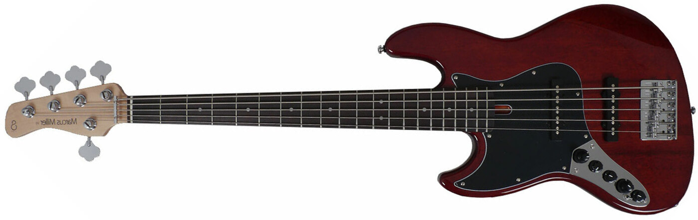 Marcus Miller V3 5st Ma Gaucher Lh Active Rw - Mahogany - Solidbody E-bass - Main picture