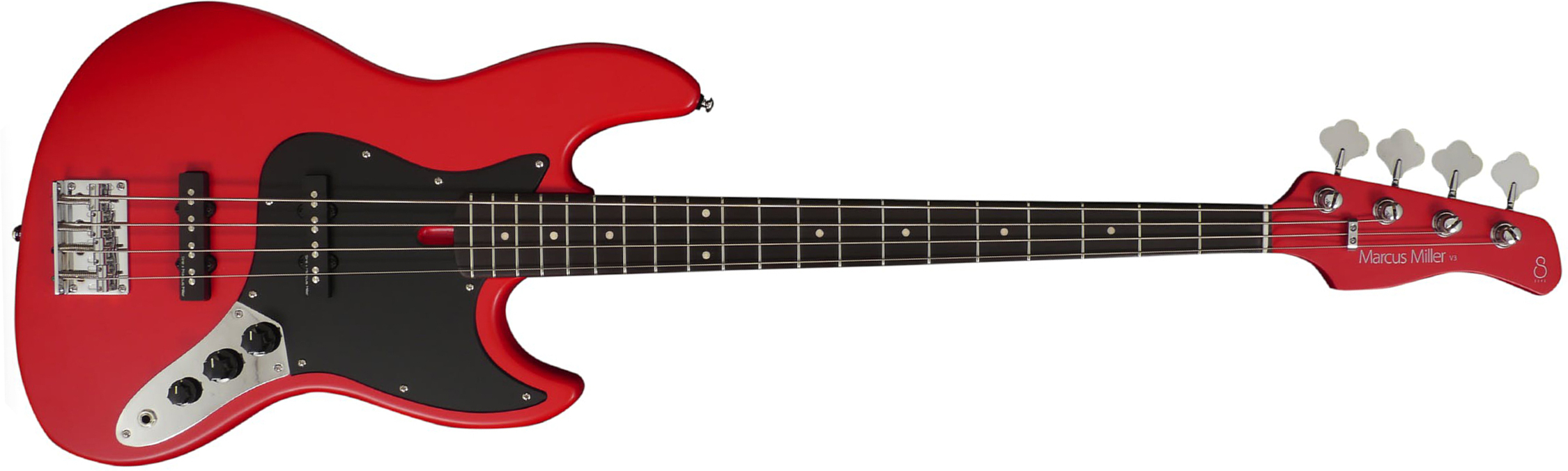 Marcus Miller V3p 4st Rw - Red Satin - Solidbody E-bass - Main picture