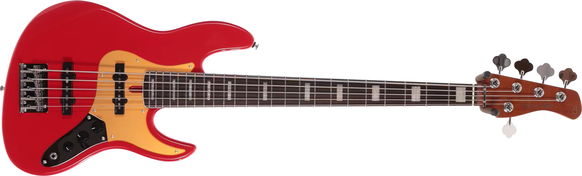 Marcus Miller V5 24 Fret 5st 5c Rw - Dakota Red - Solidbody E-bass - Main picture