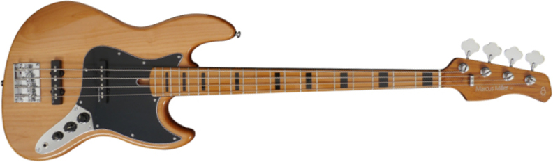 Marcus Miller V5 Alder 4st Mn - Natural - Solidbody E-bass - Main picture
