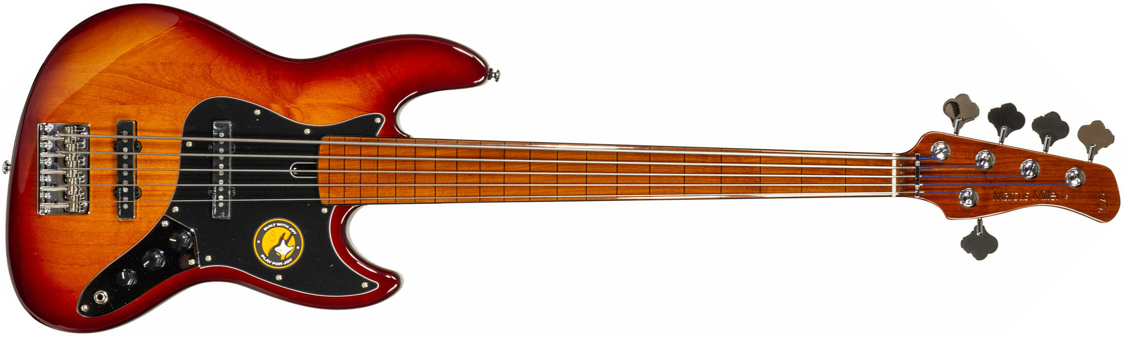 Marcus Miller V5 Alder 5st Fl Fretless 5c Mn - Tobacco Sunburst - Solidbody E-bass - Main picture