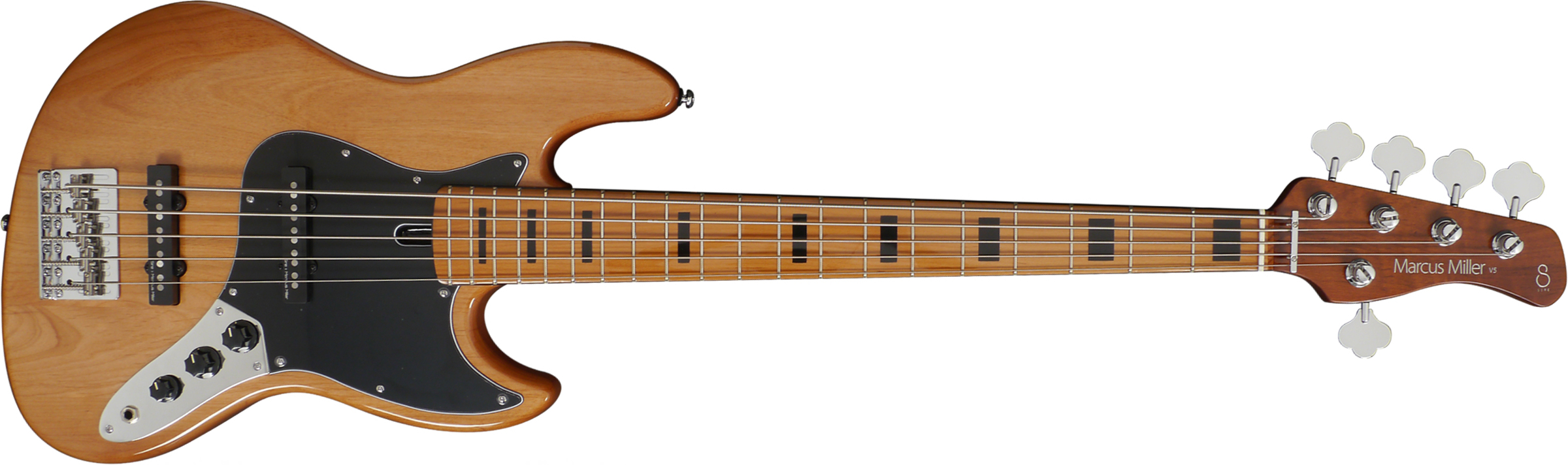 Marcus Miller V5 Alder 5st Mn - Natural - Solidbody E-bass - Main picture