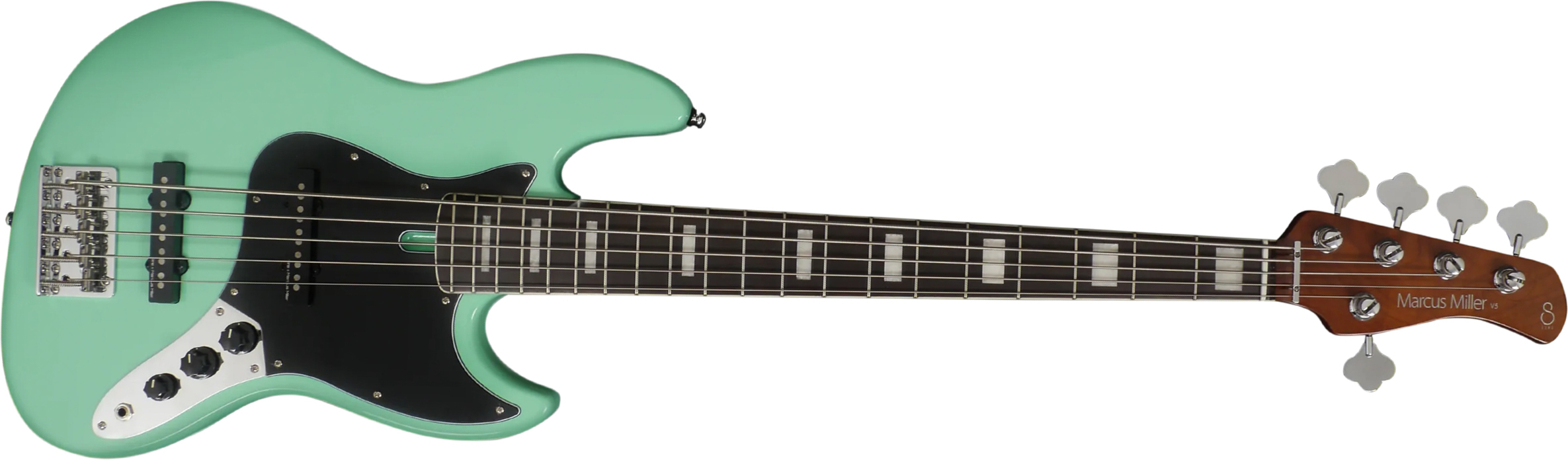 Marcus Miller V5r 5st 5c Rw - Mild Green - Solidbody E-bass - Main picture