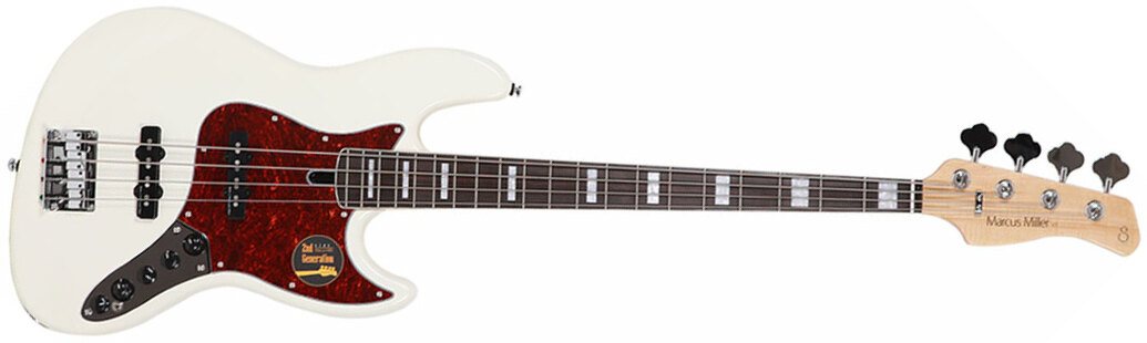 Marcus Miller V7 Alder 4st 2nd Generation 4-cordes Eb Sans Housse - Antique White - Solidbody E-bass - Main picture