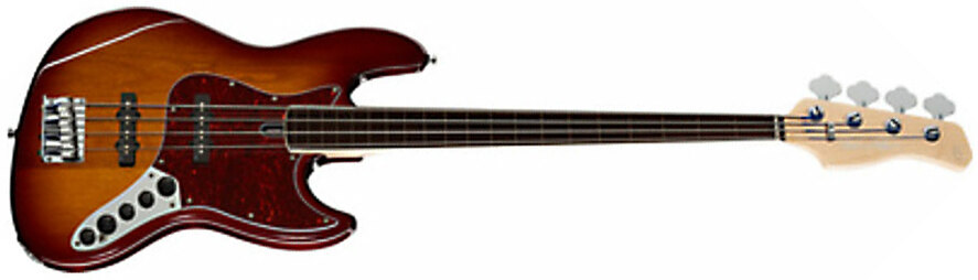 Marcus Miller V7 Alder 4st 2nd Generation Fretless Eb Sans Housse - Tobacco Sunburst - Solidbody E-bass - Main picture