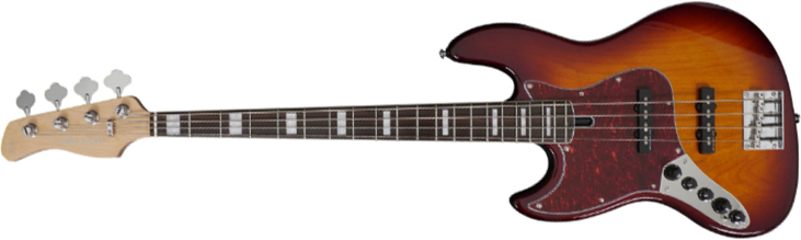 Marcus Miller V7 Alder 4st 2nd Generation Lh Gaucher Eb Sans Housse - Tobacco Sunburst - Solidbody E-bass - Main picture