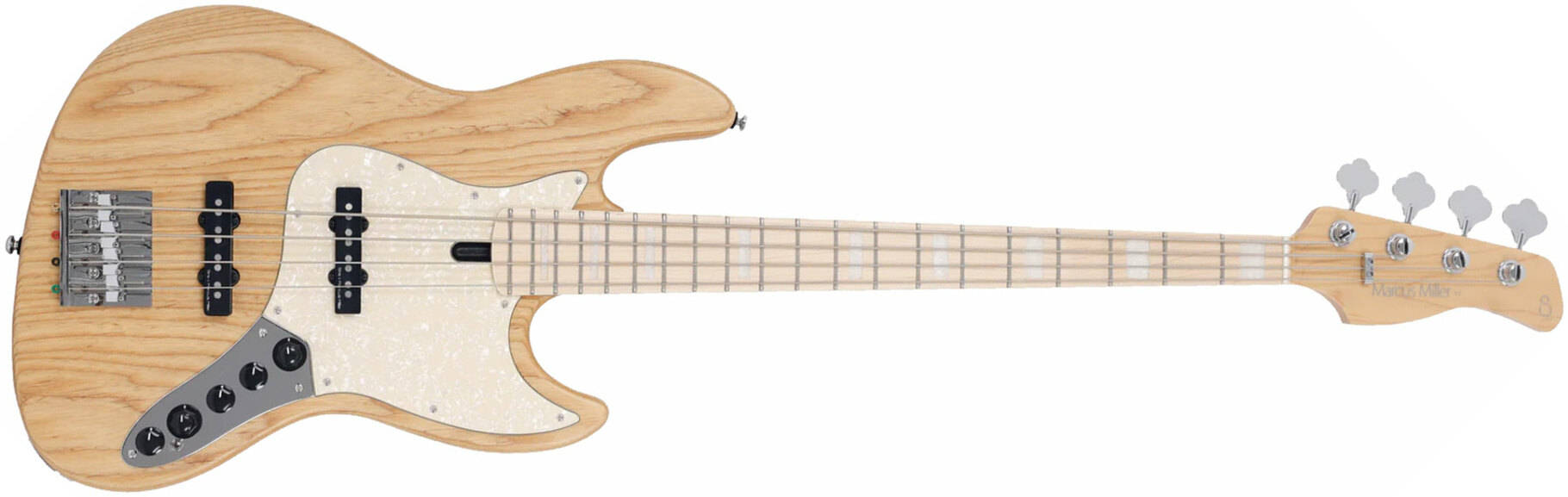 Marcus Miller V7 Ash Reissue 4st 4c Active Mn - Natural Satin - Solidbody E-bass - Main picture
