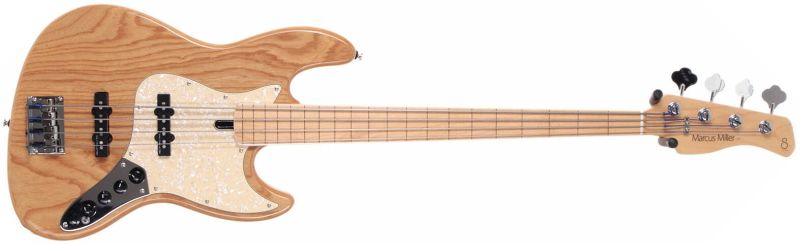 Marcus Miller V7 Swamp Ash Fretless 4st 2nd Generation Active Mn - Natural - Solidbody E-bass - Main picture