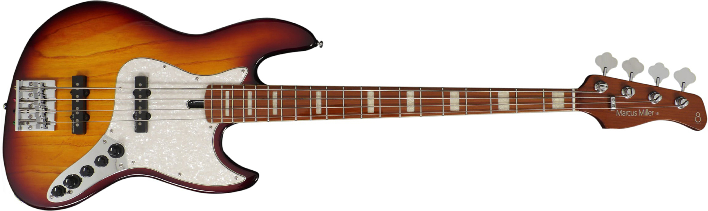 Marcus Miller V8 4st Active Mn - Tobacco Sunburst - Solidbody E-bass - Main picture