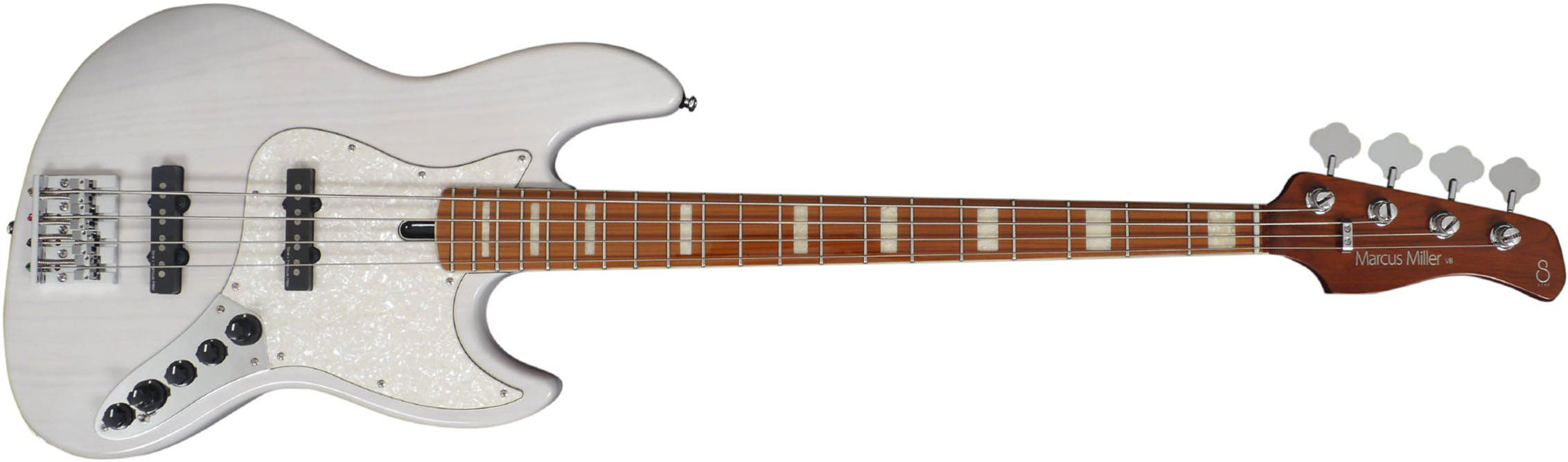 Marcus Miller V8 4st Active Mn - White Blonde - Solidbody E-bass - Main picture