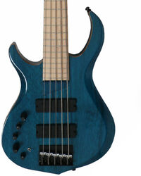 Solidbody e-bass Marcus miller M2 5ST TBL Linkshänder (MN) - Trans blue