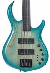 Solidbody e-bass Marcus miller M5 Swamp Ash 4ST Fretless - Transparent blue