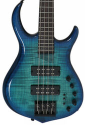 Solidbody e-bass Marcus miller M7 Alder 4ST 2nd Gen (No Bag) - Trans. blue burst