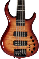 Solidbody e-bass Marcus miller M7 Alder 5ST 2nd Gen (No Bag) - Brown sunburst