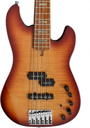 Solidbody e-bass Marcus miller P10 Alder 5ST - Tobacco sunburst