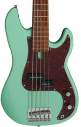 Solidbody e-bass Sire Marcus Miller P5 Alder 5ST 5-String - Mild green
