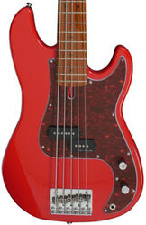 Solidbody e-bass Marcus miller P5 Alder 5ST - Dakota red