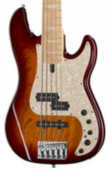 Solidbody e-bass Marcus miller P7 Swamp Ash 5ST +bag - Tobacco sunburst