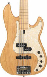 Solidbody e-bass Sire Marcus Miller P7 Swamp Ash 5ST 5-String Fretless (2nd Gen) - Natural