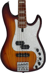 Solidbody e-bass Marcus miller P8 4ST - Tobacco sunburst