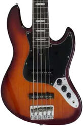 Solidbody e-bass Marcus miller V5R 5ST - Tobacco sunburst