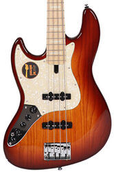 Solidbody e-bass Sire Marcus Miller V7 Swamp Ash 4ST LH (2nd Gen) - Tobacco sunburst