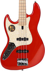 Solidbody e-bass Sire Marcus Miller V7 Swamp Ash 4ST LH (2nd Gen) - Bright metallic red