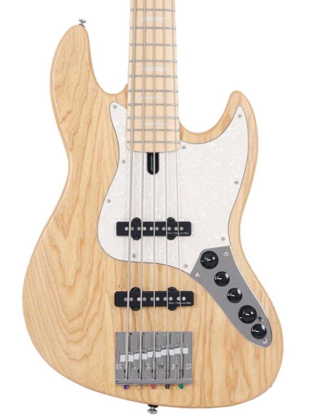Solidbody e-bass Sire Marcus Miller V7 Ash Reissue 5ST 5-String - Natural satin