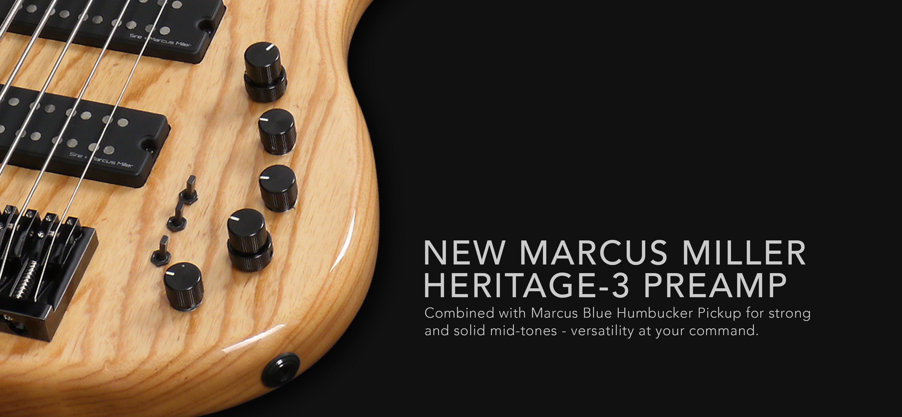 Marcus Miller M5 Swamp Ash 4st Active Eb - Natural - Solidbody E-bass - Variation 2