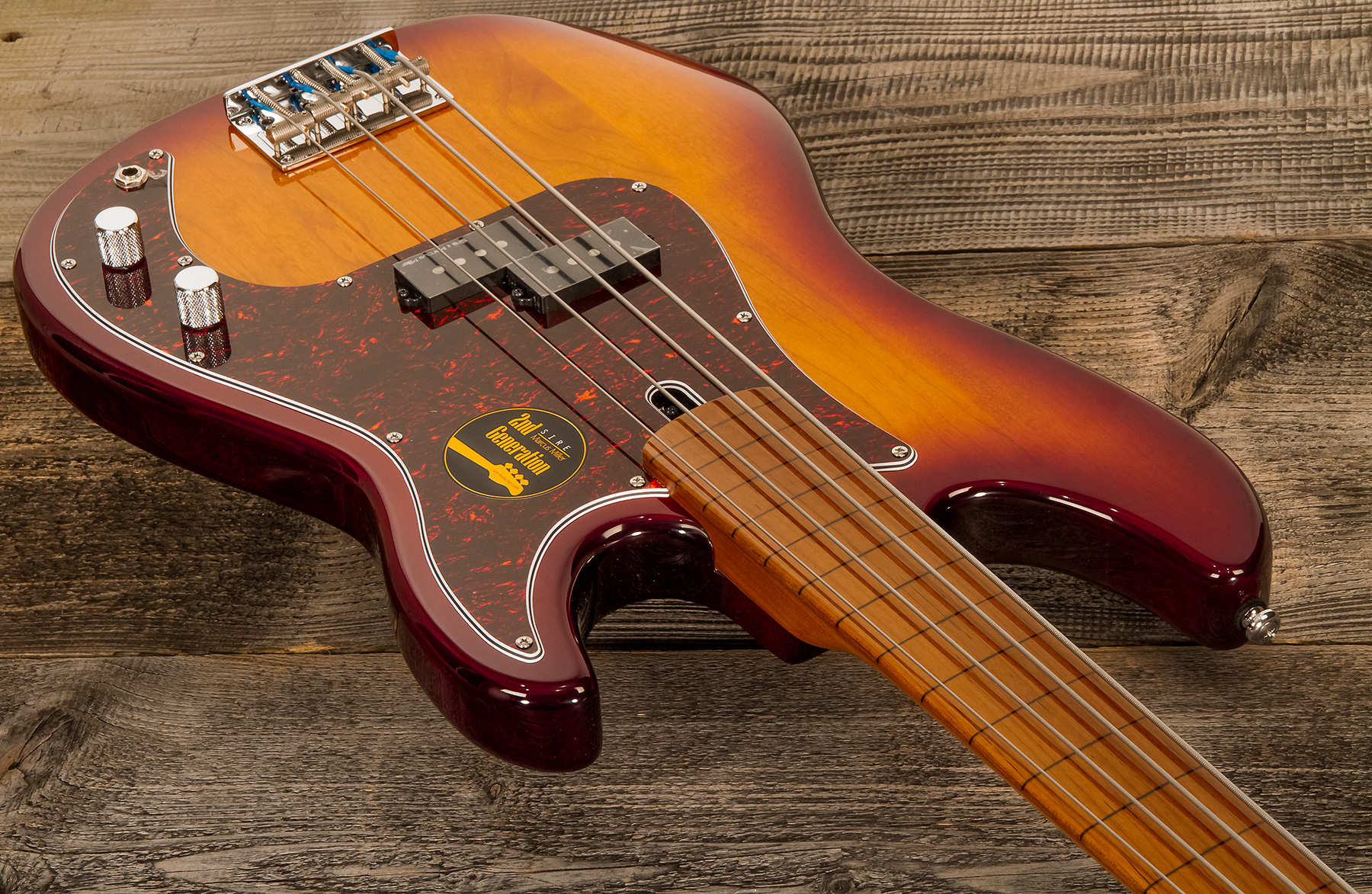 Marcus Miller P5 Alder 4st Fretless Mn - Tobacco Sunburst - Solidbody E-bass - Variation 1