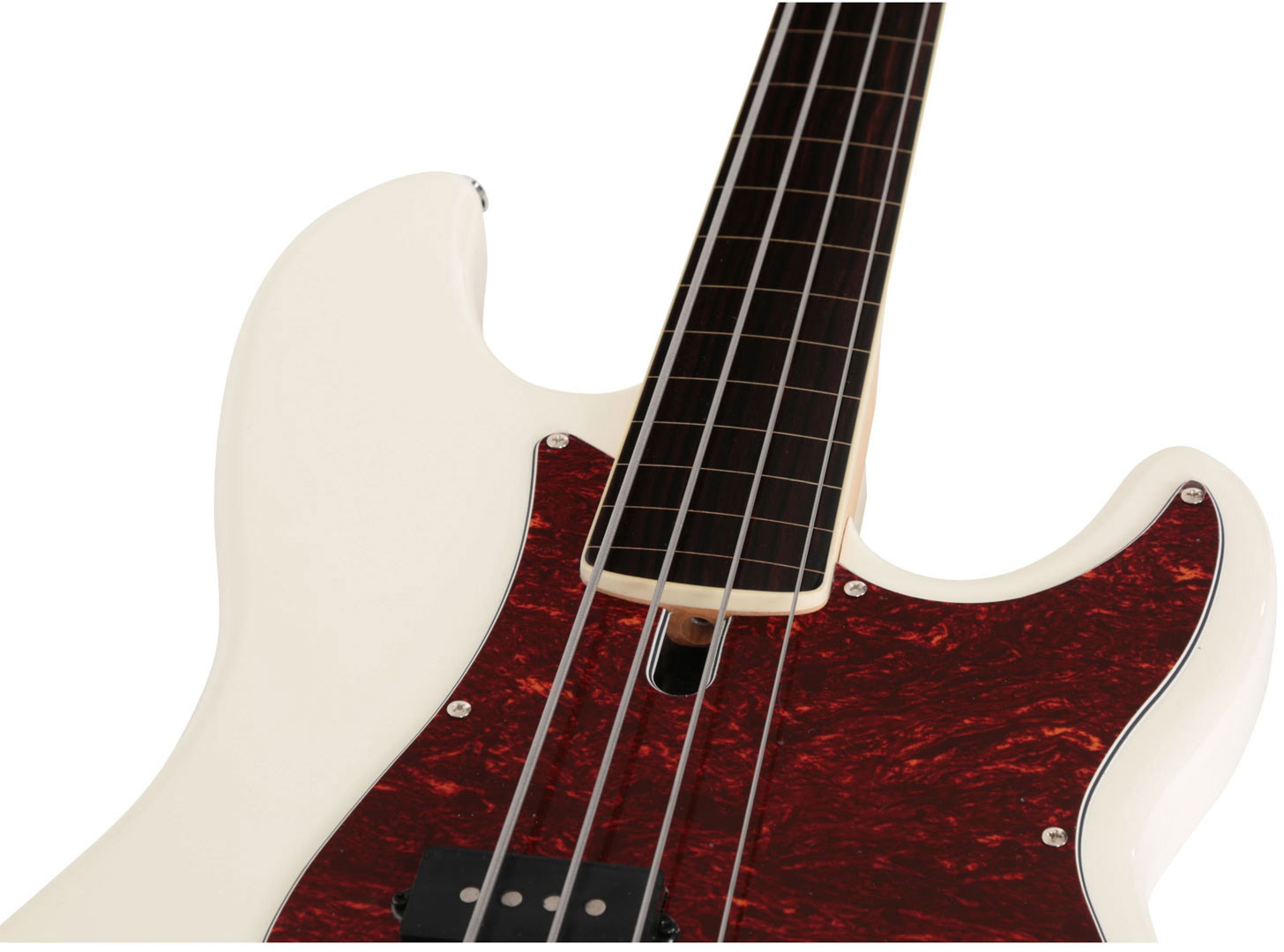 Marcus Miller P7 Alder 4st Fretless 2nd Generation Active Eb - Antique White - Solidbody E-bass - Variation 3
