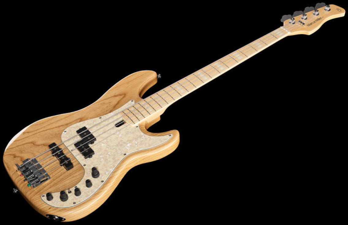 Marcus Miller P7 Ash 4-string 2nd Generation Mn Sans Housse - Naturel - Solidbody E-bass - Variation 1