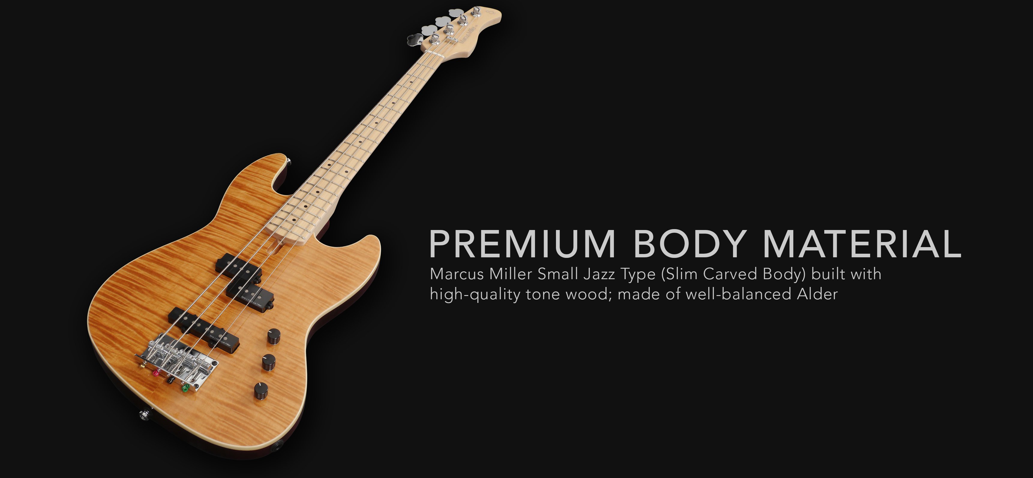 Marcus Miller U5 Alder 4st Mn - Natural - Solidbody E-bass - Variation 1