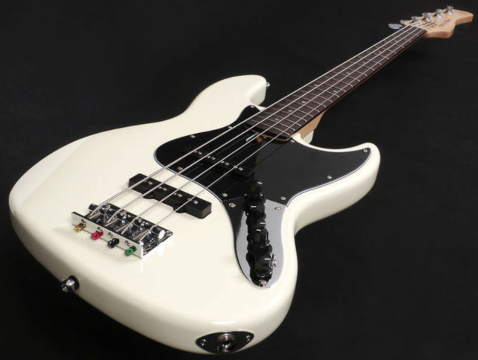 Marcus Miller V3 4st Awh Gaucher Lh Active Rw - Antique White - Solidbody E-bass - Variation 2