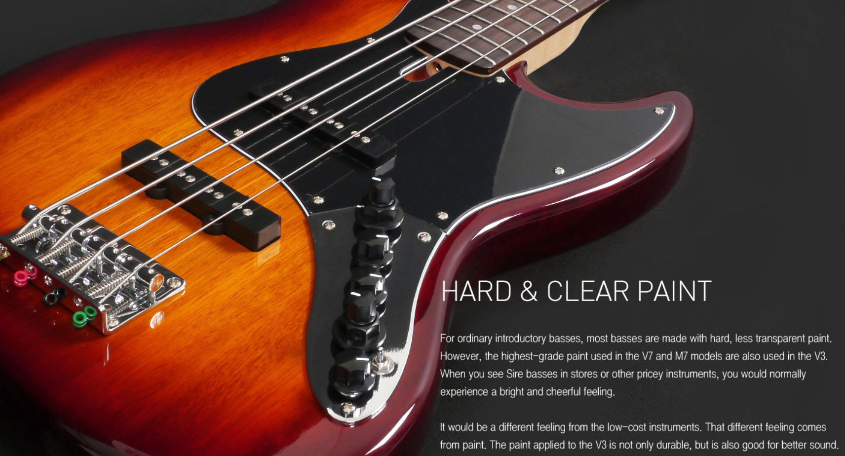 Marcus Miller V3 4st Ts Gaucher Lh Active Rw - Tobacco Sunburst - Solidbody E-bass - Variation 2
