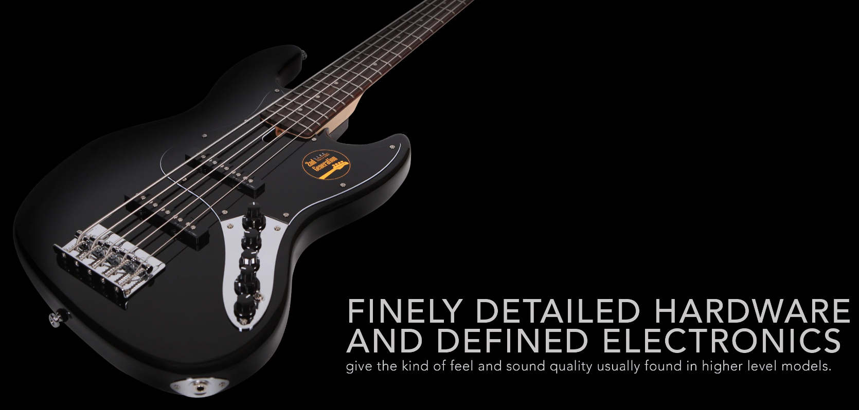 Marcus Miller V3 5st 2nd Generation 5c Active Rw Sans Housse - Black Satin - Solidbody E-bass - Variation 2
