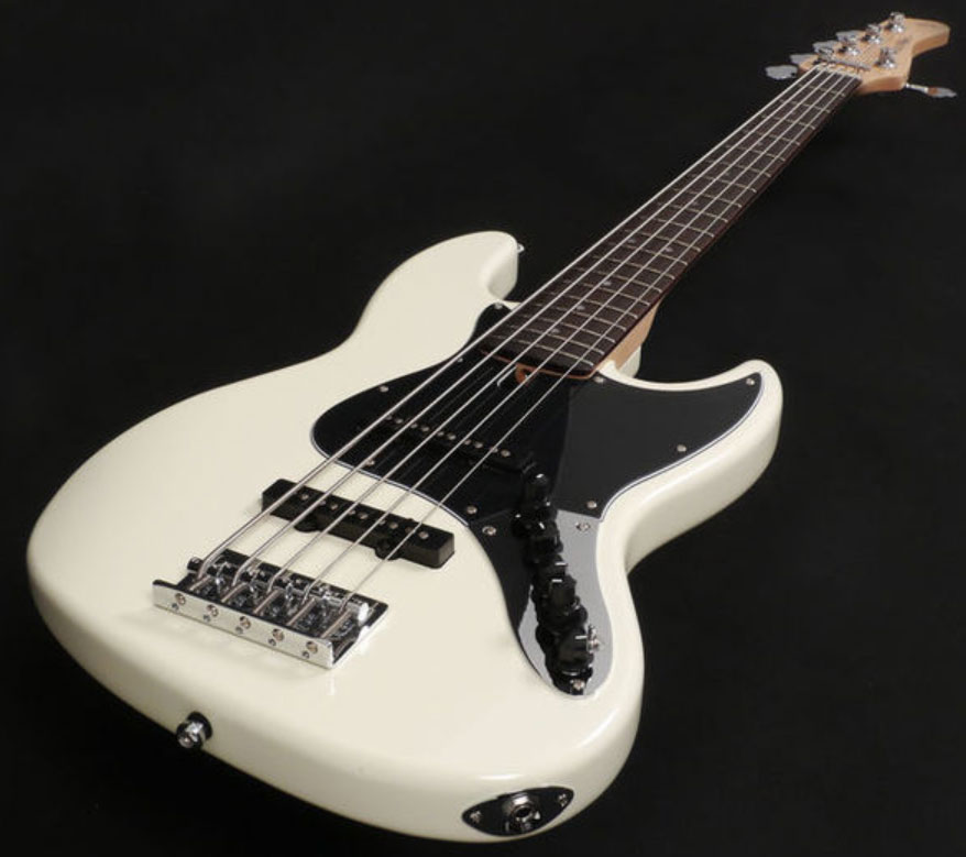 Marcus Miller V3 5st 2nd Generation Awh Active Rw - Antique White - Solidbody E-bass - Variation 2