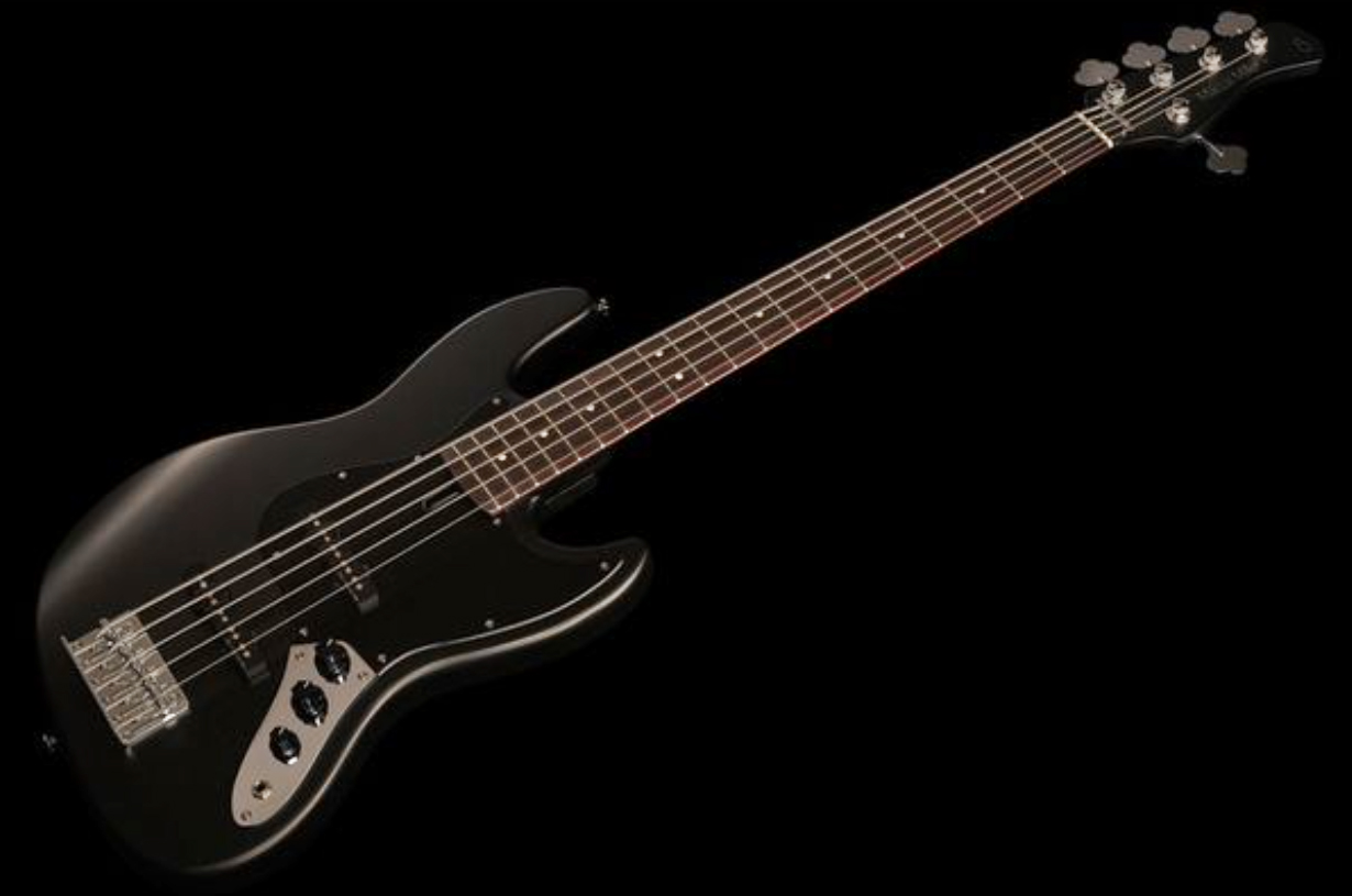 Marcus Miller V3p 5st 5c Rw - Black Satin - Solidbody E-bass - Variation 1