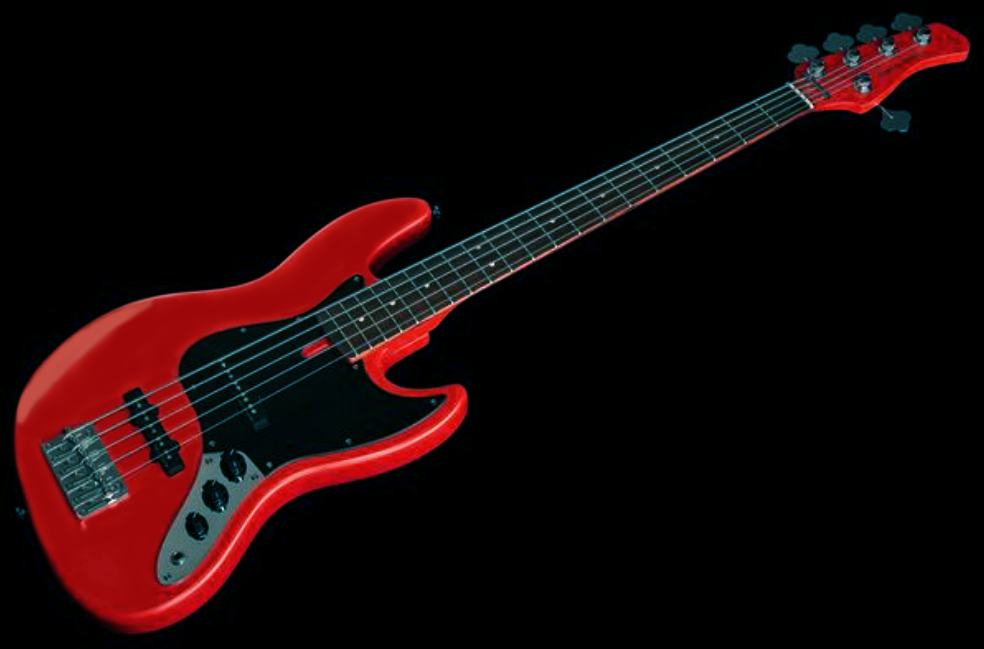 Marcus Miller V3p 5st 5c Rw - Red Satin - Solidbody E-bass - Variation 1