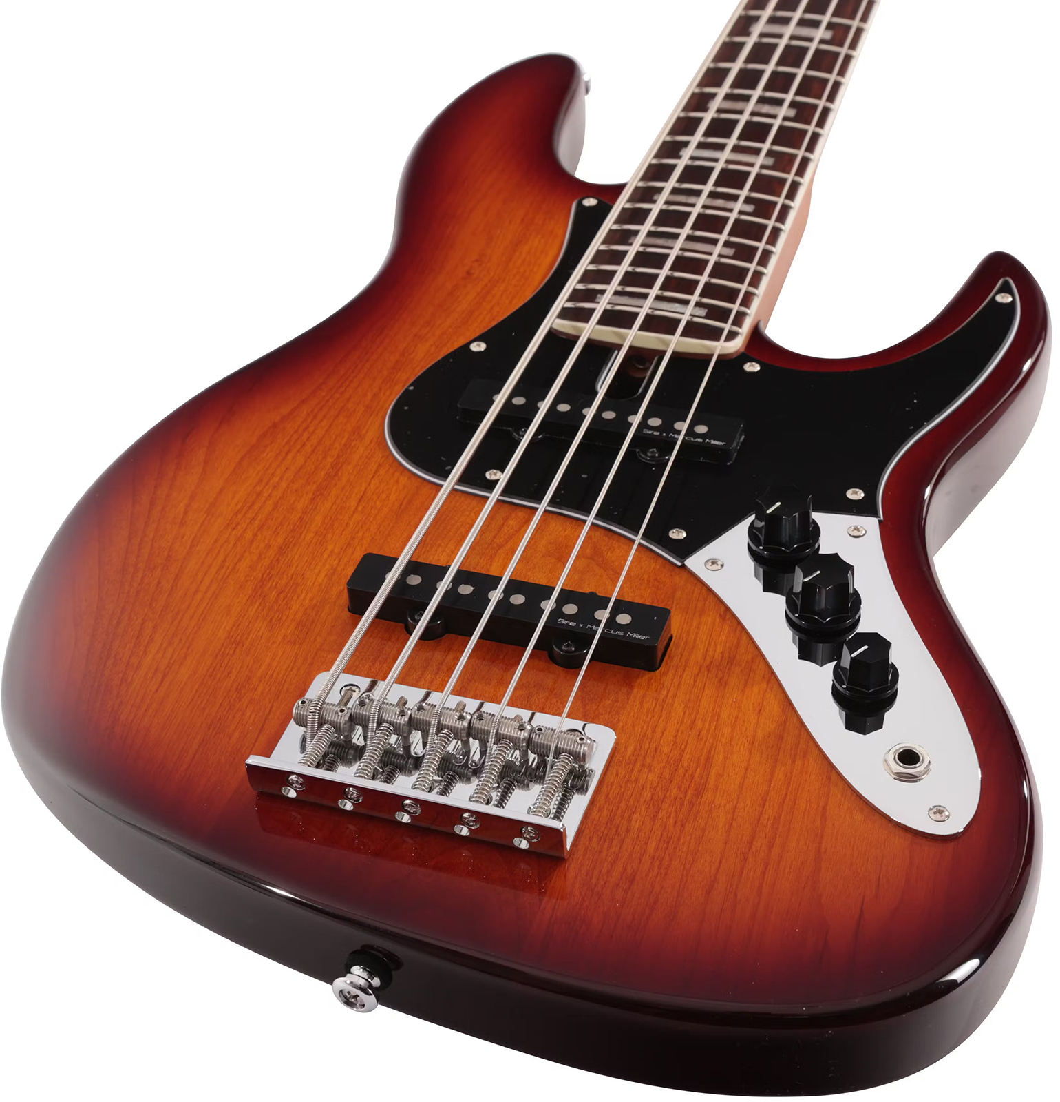 Marcus Miller V5 24 Fret 5st 5c Rw - Tobacco Sunburst - Solidbody E-bass - Variation 2