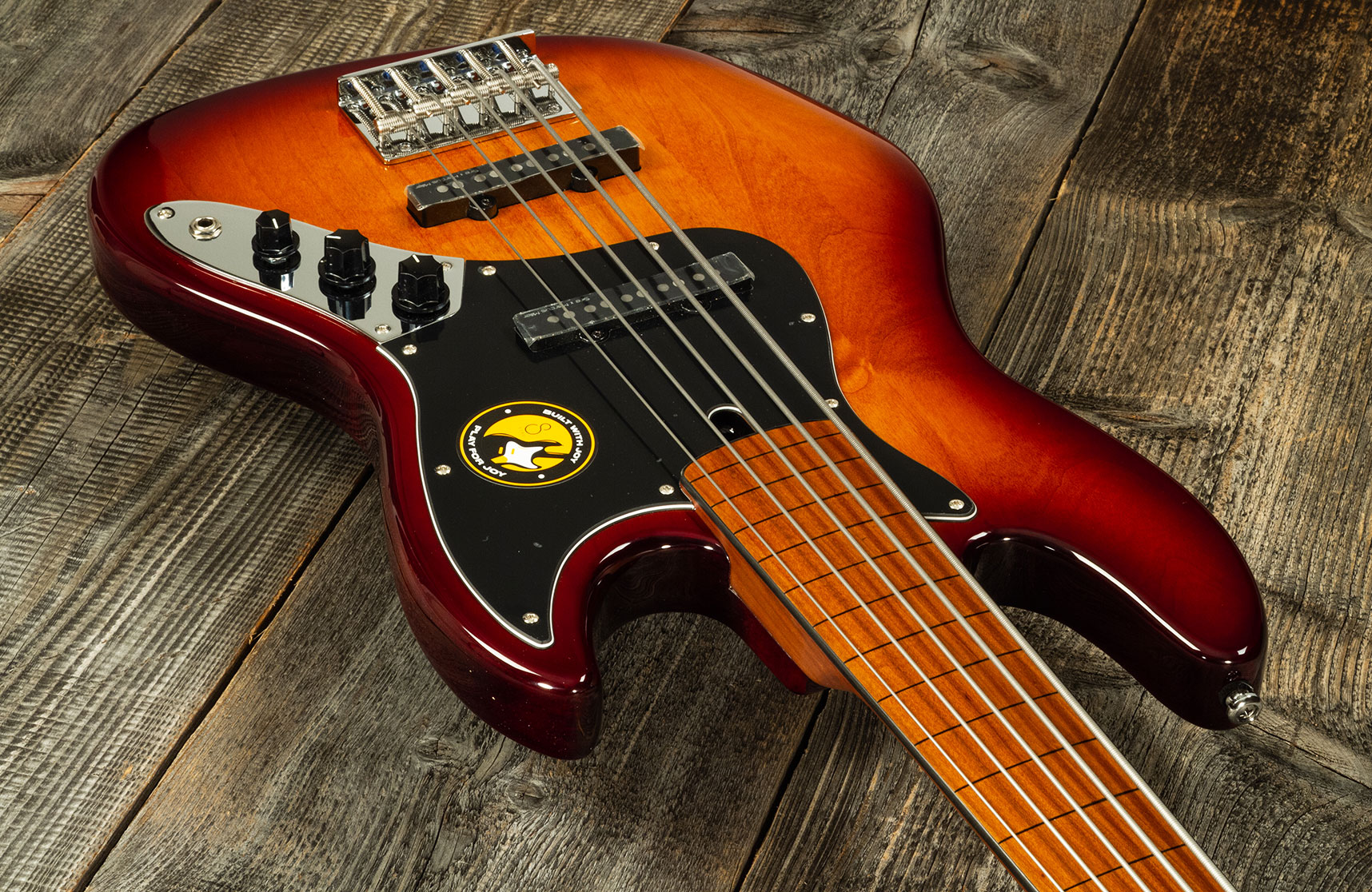 Marcus Miller V5 Alder 5st Fl Fretless 5c Mn - Tobacco Sunburst - Solidbody E-bass - Variation 3