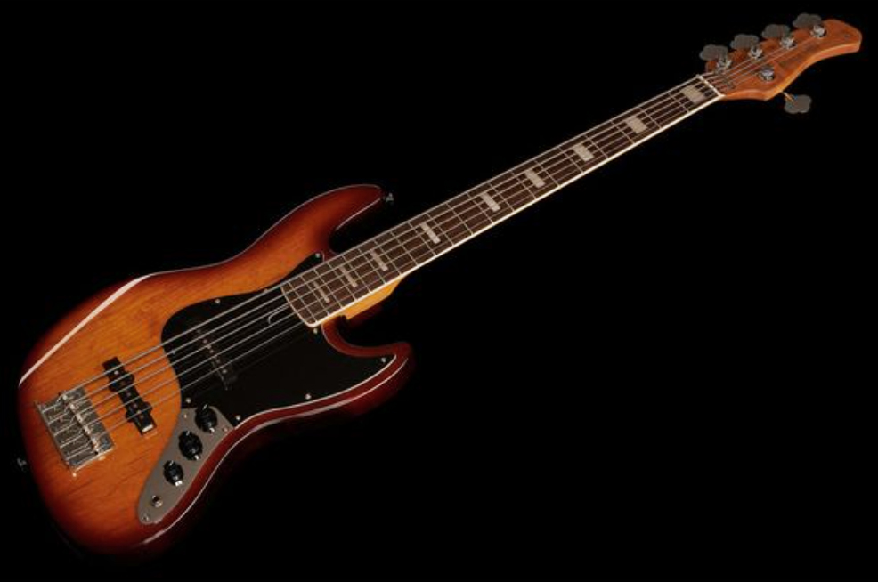 Marcus Miller V5r 5st 5c Rw - Tobacco Sunburst - Solidbody E-bass - Variation 1