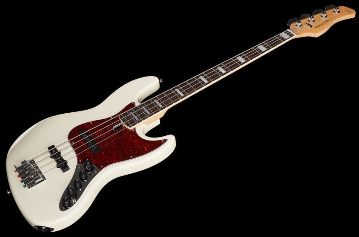 Marcus Miller V7 Alder 4st 2nd Generation Fretless Eb Sans Housse - Antique White - Solidbody E-bass - Variation 1