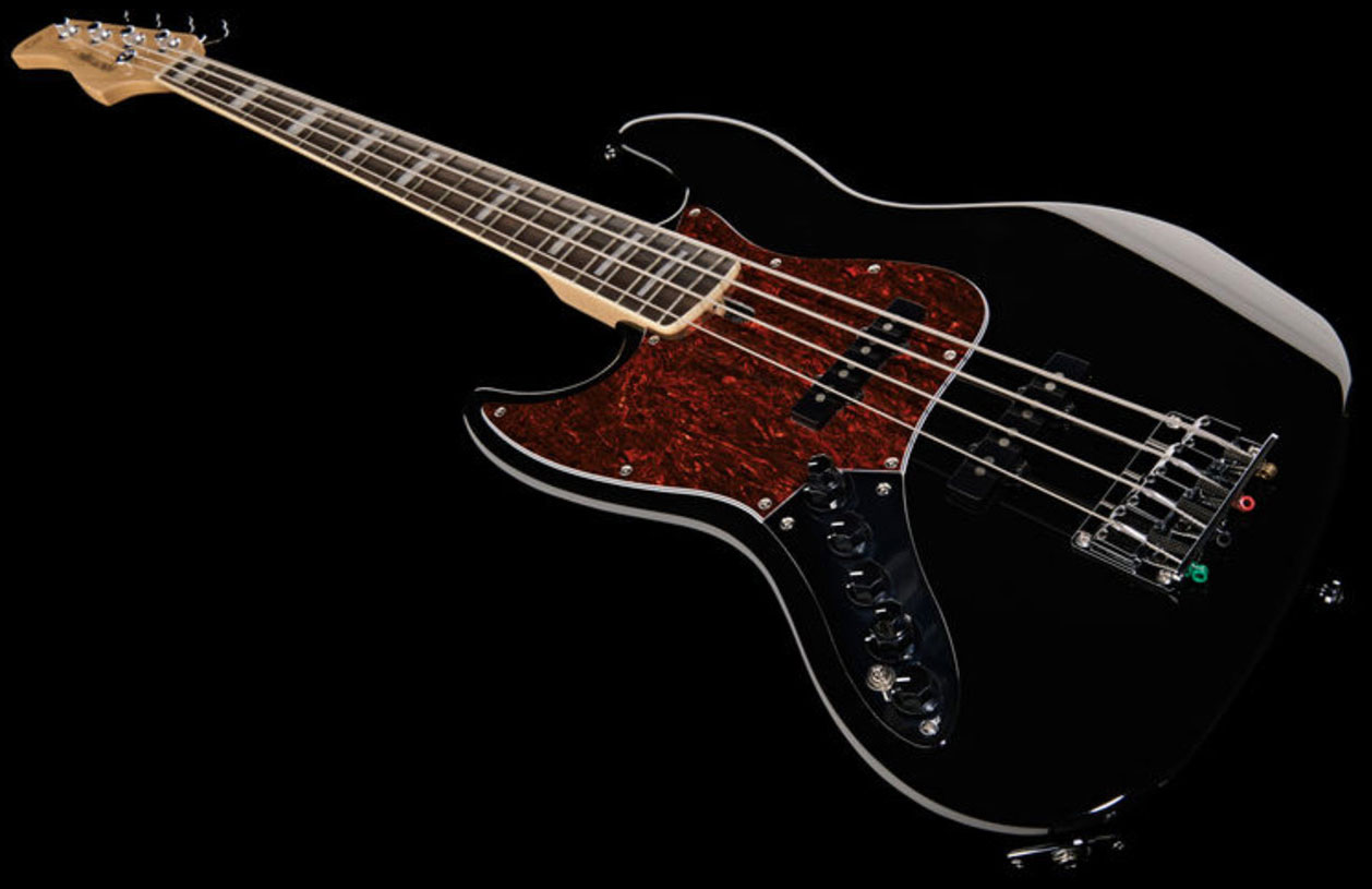 Marcus Miller V7 Alder 4st Lh Gaucher 2nd Generation Eb Sans Housse - Black - Solidbody E-bass - Variation 1