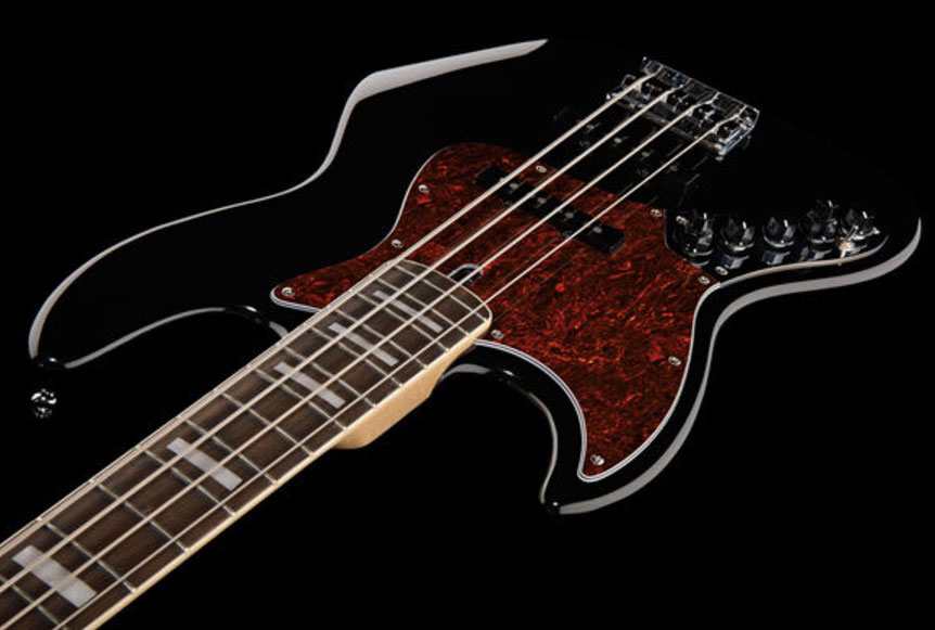 Marcus Miller V7 Alder 4st Lh Gaucher 2nd Generation Eb Sans Housse - Black - Solidbody E-bass - Variation 2