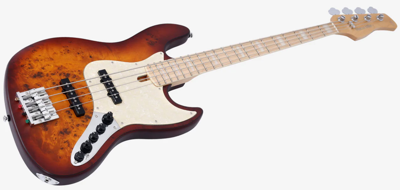 Marcus Miller V7 Ash Reissue 4st 4c Active Mn - Tobacco Satin - Solidbody E-bass - Variation 2