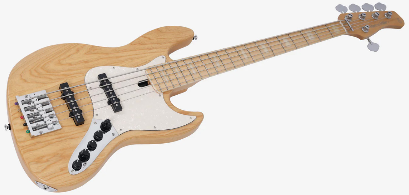 Marcus Miller V7 Ash Reissue 5st 5c Active Mn - Natural Satin - Solidbody E-bass - Variation 2