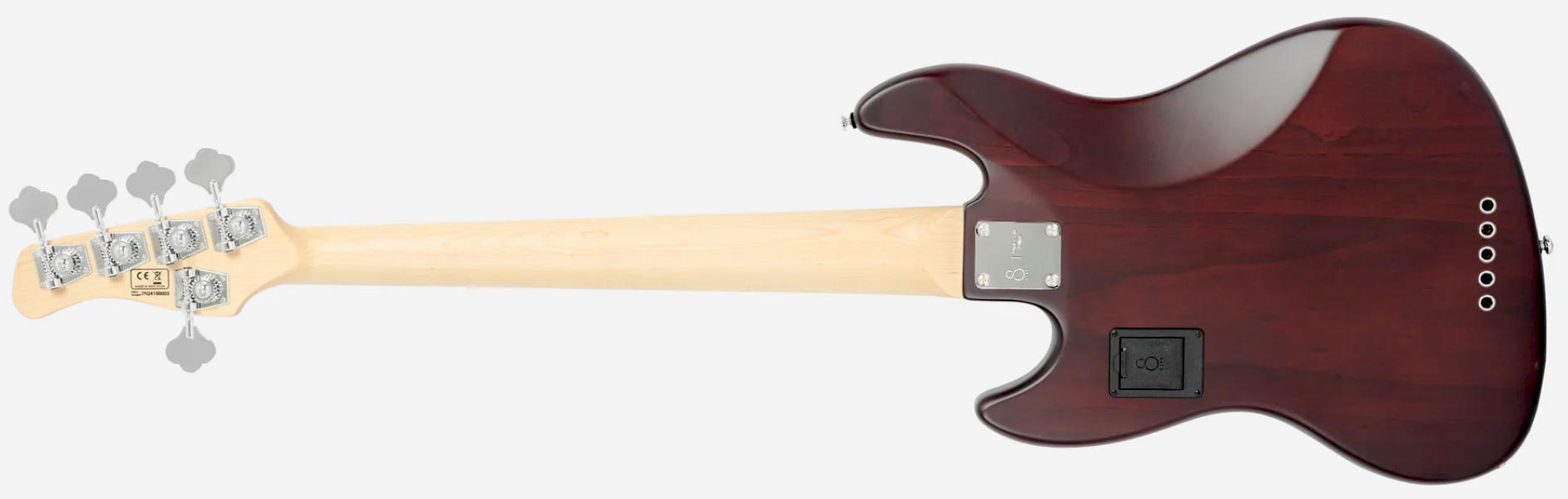 Marcus Miller V7 Ash Reissue 5st 5c Mn Sans Housse - Tobacco Sunburst Satin - Solidbody E-bass - Variation 1