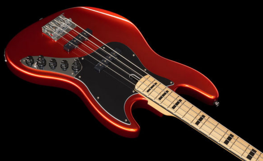 Marcus Miller V7 Vintage Alder 4st 2nd Generation 4-cordes Active Mn Sans Housse - Bright Metallic Red - Solidbody E-bass - Variation 2