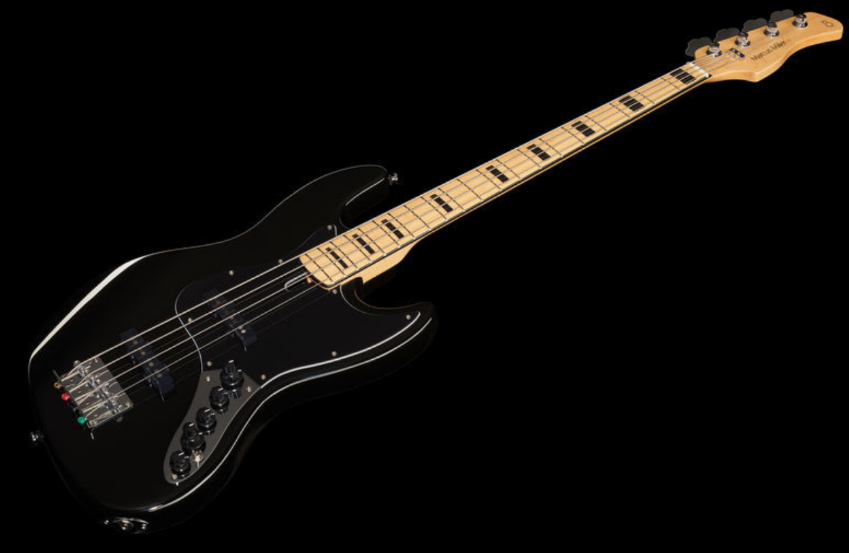 Marcus Miller V7 Vintage Alder 4st 2nd Generation 4-cordes Active Mn Sans Housse - Black - Solidbody E-bass - Variation 1